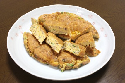 豚肉入りの卵焼き