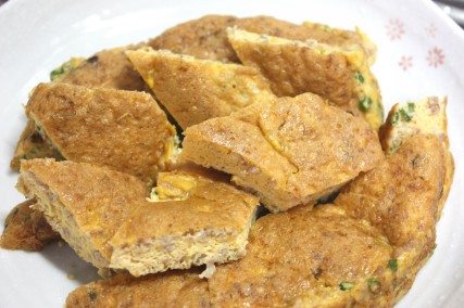 豚肉入りの卵焼き